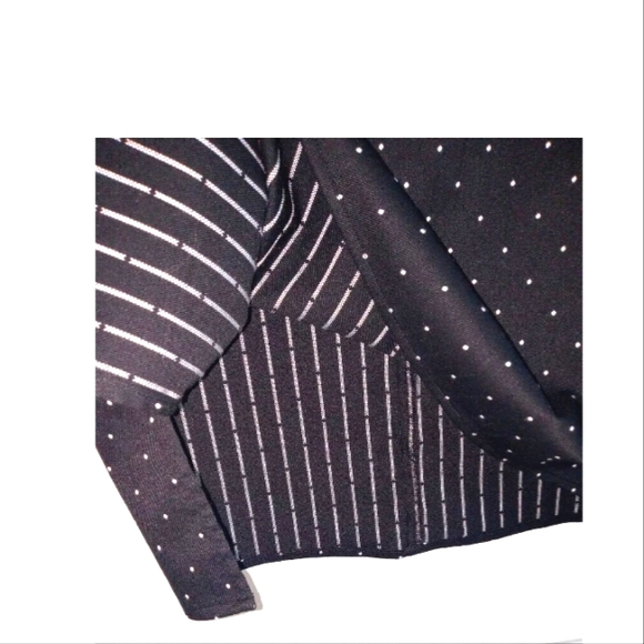 Liz Claiborne Career Sleeveless Black Top Polka Dot Top - Picture 5 of 7